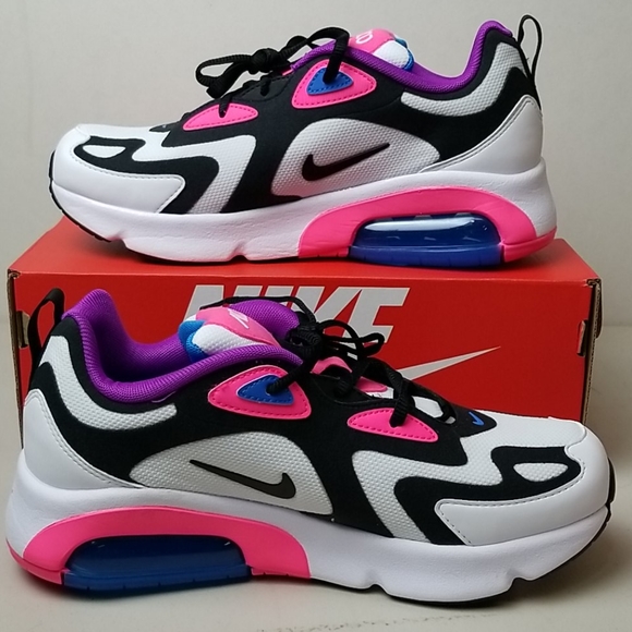 New Nike Air Max 200 White/Pink Women's Shoes - Picture 2 of 8